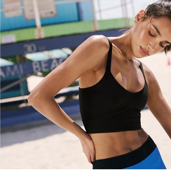 NWOT FREE PEOPLE | Good Karma
Scoop Neck Bra in Solid Black * Size:XS/S - Picture 2 of 6